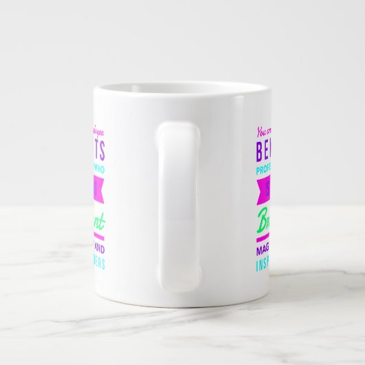 従業員福利厚生プロフェッショナルMug ジャンボコーヒーマグカップ (裏面)