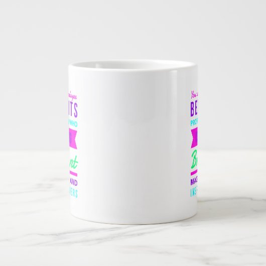 従業員福利厚生プロフェッショナルMug ジャンボコーヒーマグカップ (正面)