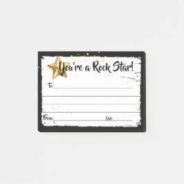 従業員素晴らし認識賞の採用後メモ ポストイット