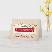 従業員記念日カードのカスタマイズ カード (黄色い花)