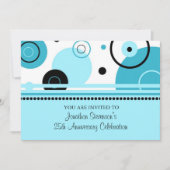 従業員記念日パーティの招待状 招待状 (正面)