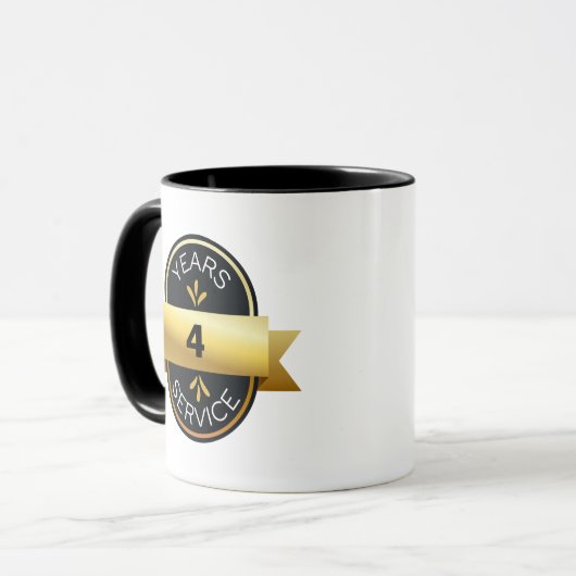 従業員認識作業記念日ギフト マグカップ (正面左)