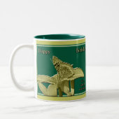 従業員誕生日バタフライマグ ツートーンマグカップ (左)