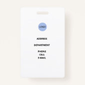 従業員識別バッジ バッジ (裏面)