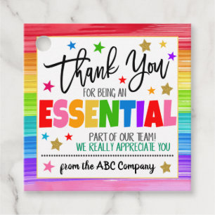 従業員賞状ギフトラベル フェイバータグ