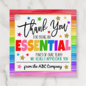 従業員賞状ギフトラベル フェイバータグ (正面)