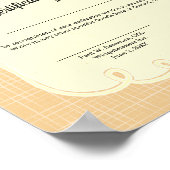 従業員賞鑑賞証明書 ポスター (角)