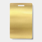 従業員金ゴールドID バッジ (裏面)