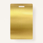 従業員金ゴールドID バッジ (裏面)