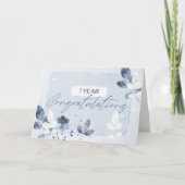 従業員1周年記念芸術的自然 カード (正面)