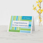 従業員10周年記念 カード (黄色い花)