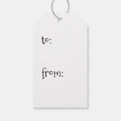 従業員、チーム、スタッフの感謝ギフトラベル ギフトタグ (裏面)