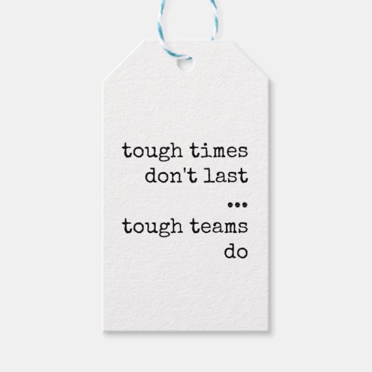 従業員、チーム、スタッフの感謝ギフトラベル ギフトタグ (正面)