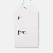 従業員、チーム、スタッフの感謝ギフトラベル ギフトタグ (裏面)