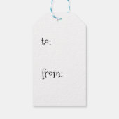 従業員、チーム、スタッフの感謝ギフトラベル ギフトタグ (裏面)