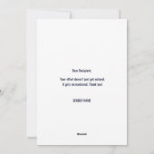 従業員/同僚/職場の友人の評価カード シーズンカード (裏面)