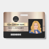 従業員BとのプロフェッショナルIDの昇格 バッジ (表面)