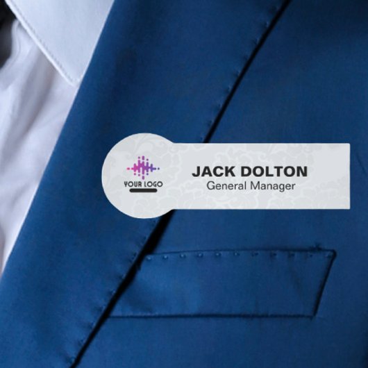 従業員IDロゴ名タグ 名札