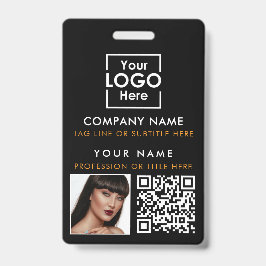 従業員ID写真QRコードカスタムID印刷 バッジ