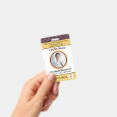 従業員ID名カスタムPhoto Logoバーコード バッジ (手持ち)