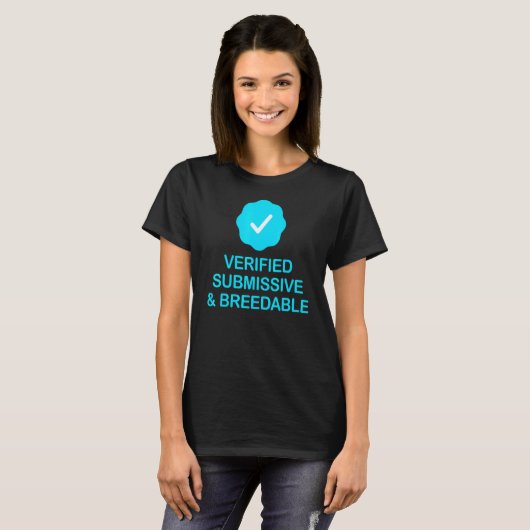 従順でbreedable tシャツ (正面フル)