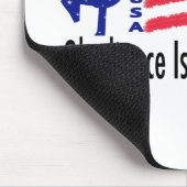 従順な愛国心 マウスパッド (コーナー)