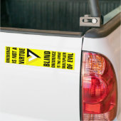 従順は悪のすばらしい乗数です バンパーステッカー (トラック上)