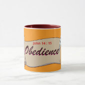 従順（ヨハネ14:15）マグカップ マグカップ (中央)