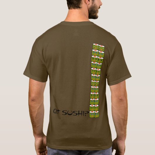 得すし? Tシャツ (裏面)