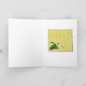 "得て下さい健康なスープ"を カード (内部)