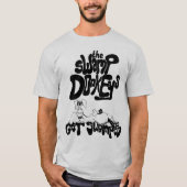 得て下さい圧倒される-オリジナル(黒いロゴ) Tシャツ (正面)