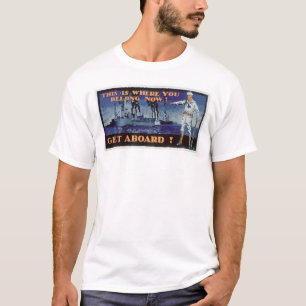 得て下さい! (US02156) Tシャツ