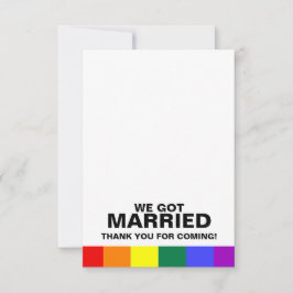 ～得に結婚した感謝来する サンキューカード