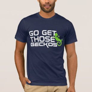 得ますそれらのヤモリを行って下さい Tシャツ