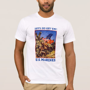 得ますそれらを行こう! 米国海兵隊員 Tシャツ