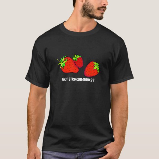 得られたいちごか。 Tシャツ (正面)