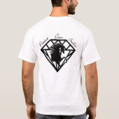 得られたにんじんか。 Tシャツ (裏面)