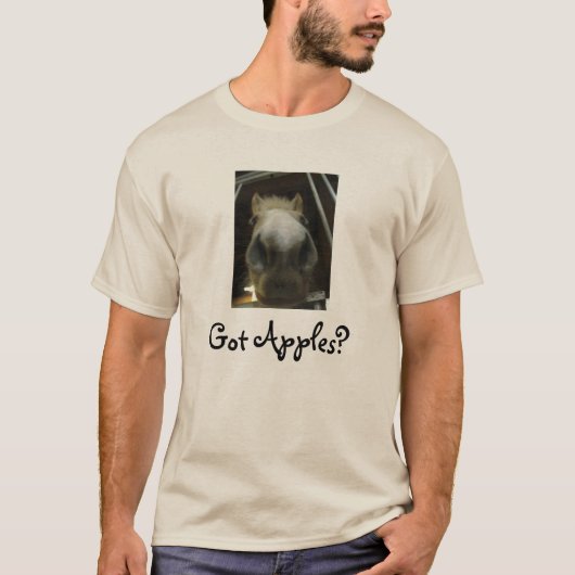 得られたりんごか。 長袖のティー Tシャツ (正面)