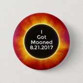 得られたアメリカの日食によっては威厳があるな21 2017.jがうろつきました 缶バッジ (正面)