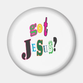 得られたイエス・キリストの神霊の黒の楕円形の抽象芸術 マグネット