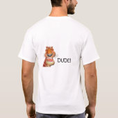 得られたイヌハッカか。 Tシャツ (裏面)