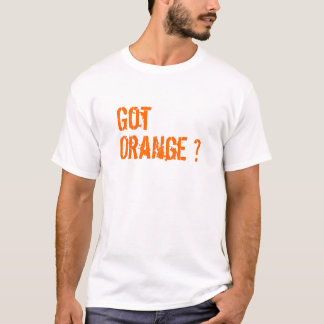 得られたオレンジか。 Tシャツ