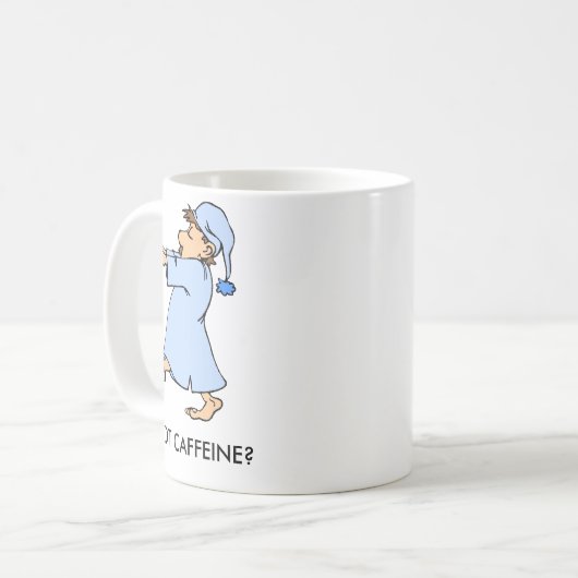 得られたカフェインのマグ コーヒーマグカップ (正面左)