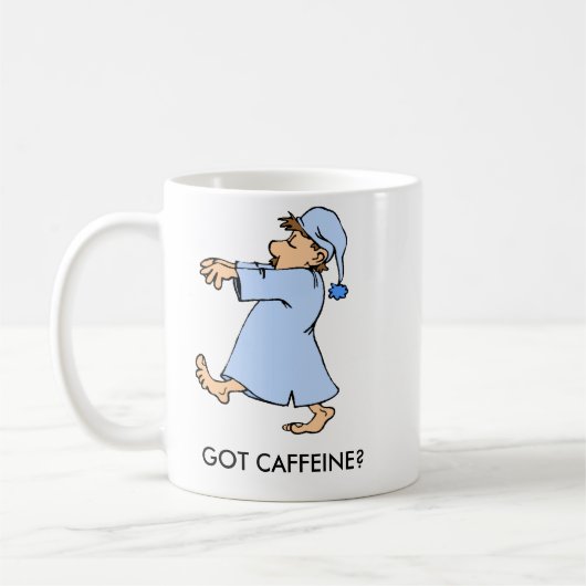 得られたカフェインのマグ コーヒーマグカップ (左)