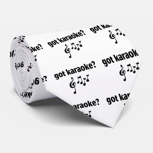 得られたカラオケ ネクタイ (ロール)