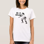 得られたゲームのバレーボールのTシャツ Tシャツ (正面)