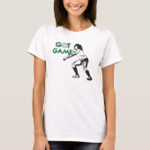 得られたゲームのバレーボールのTシャツ Tシャツ (正面)