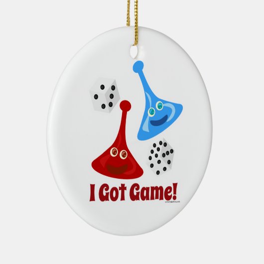 得られたゲームの素晴らしいことわざ セラミックオーナメント (右)