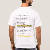 得られたコンピュータ問題か。 Tシャツ (裏面)