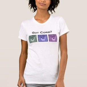 得られたコーギーか。 かわいいコーギー Tシャツ